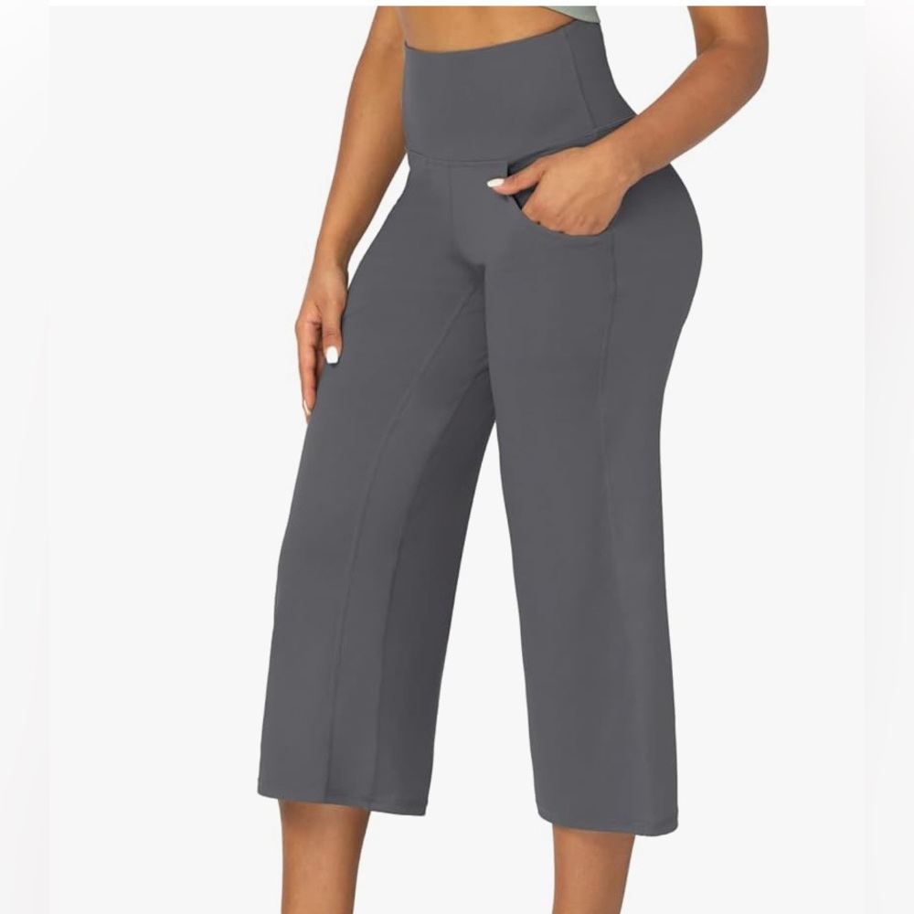 Wide Leg Capri Pants